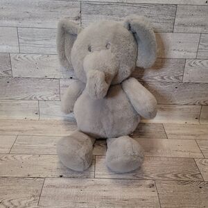 Kelly Toy‎ Baby Elephant Plush 12" Rattle Crinkle/Ear Gray Toy Stuffed Animal